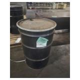 Metal Drum - Black, 55 Gallon Capacity