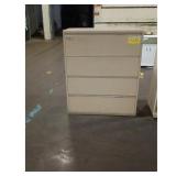 Steelcase 4-Drawer Lateral File Cabinet - Beige