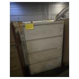 Metal 4-Drawer Filing Cabinet - Beige