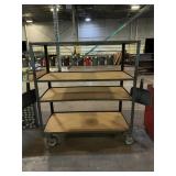 Industrial 3-Tier Rolling Utility Cart with...