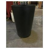 Large Industrial Black Plastic Waste Bin Trash Can