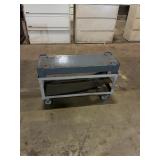 Industrial Two-Tier Metal Utility Cart with...