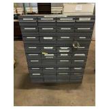 Industrial Metal Parts Storage Cabinet with 32...