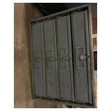 Vintage Industrial Metal Four Drawer Storage...