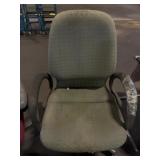 Used Office Task Chair with Fabric Upholstery