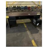 Large Executive Office Desk with Pedestal Drawers