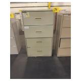 Four Drawer Metal Filing Cabinet Beige Office...