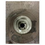 Golf Cart Tire and White Steel Rim Assembly...