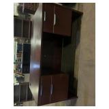 Executive Office Desk with Integrated Storage...