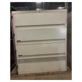 4-Drawer Lateral Filing Cabinet in Off-White