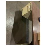 Vintage Metal and Wood Office Desk with...