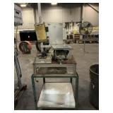 Industrial Control Station on Rolling Cart