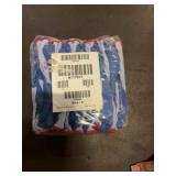 12 Pack of Blue and White Work Gloves Size Small