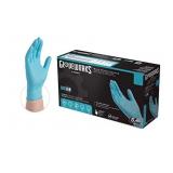Gloveworks by Ammex Blue Nitrile Gloves XXL 100...