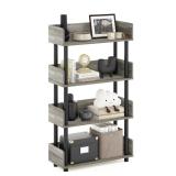Furinno TURN-N-TUBE 4-Tier Display Shelf,...
