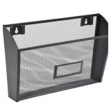 Lorell Black Mesh Wire Wall Pocket