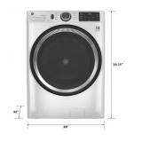 GE 4.8 cu. ft. Smart Front Load Washer with...
