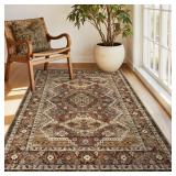 Rugland 3x5 Area Rug Non Slip Rug, Vintage...