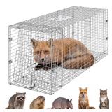 VEVOR Live Animal Cage Trap, 42' x 16' x 18'...