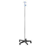 HealthSmart Rolling IV Pole Stand Heavy Duty...
