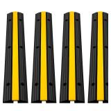 VEVOR 4 Pack of 1-Channel Rubber Cable...