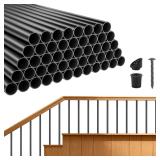 VEVOR 125 Pack Deck Balusters, 36 in Aluminum...