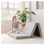 MLILY Twin Trifold Mattress, 4 Inch Foldable...