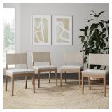 Nathan James Linus Modern Upholstered Dining...