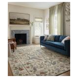 Loloi Rifle Paper Co Laurel Cream 2'-8' x 4'...