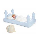 FUNBOY Kids Blue Castle Inflatable Travel Air...