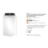GE 4.5 cu. ft. Top Load Washer in White with...