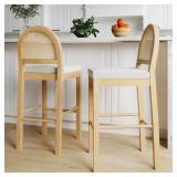 Nathan James Bailey 29 in. Boucle Bar Stool...