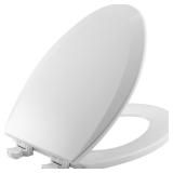 Bemis Wood Elongated Toilet Seat, Easy Clean...