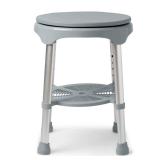 Medline Durable Aluminum Frame, Round Swivel...