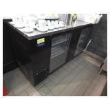 ATOSA DOUBLE GLASS DOOR  BACK BAR