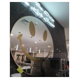 SMILEY FACE  ROUND  MIRRORS