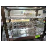 ROLLER GRILL 3 SHELF HEATED DISPLAY CASE