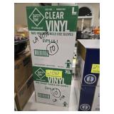CASES OF CLEAR GLOVES