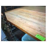 BUTCHER BLOCK WORKING PREP TABLE