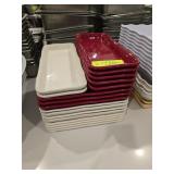 RED& WHITE PLATTERS