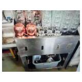 SS GLASS CART