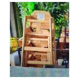 WOODEN HIGH CHAIRS