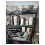 LOT OF ASSORTED SHAPES AND SIZES OF SS INSERTS,
