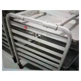 HALF SHEET PAN RACK ON CASTERS