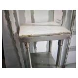SS FILLER TABLE WITH UNDERSELF