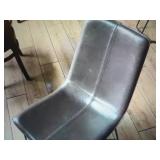 LEATHER LIKE DINING ROOM CHAIRS