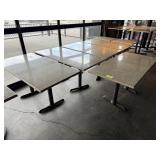 OUTDOOR GRANITE TOP TABLES