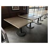 OUTDOOR GRANITE TOP TABLES