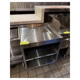GLASS TENDER SS UNDERCOUNTER CABINET W UNDERSHELF