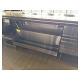 SS ICE BIN W SPEED RAIL AND COLD PLATE